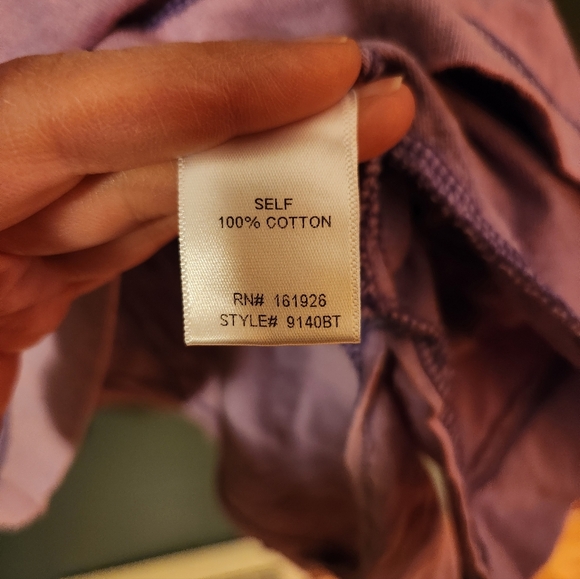 NWT Blue Velvet Purple Boho XL Oversized Long-sleeved Top - Picture 3 of 4